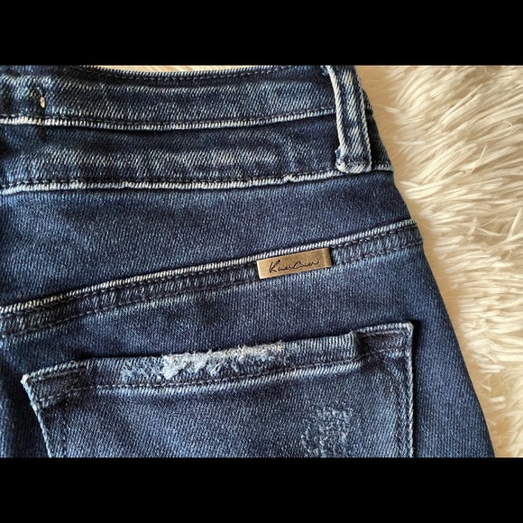 KanCan Hi-Rise, Slim Straight Dark Jeans - Picture 6 of 8